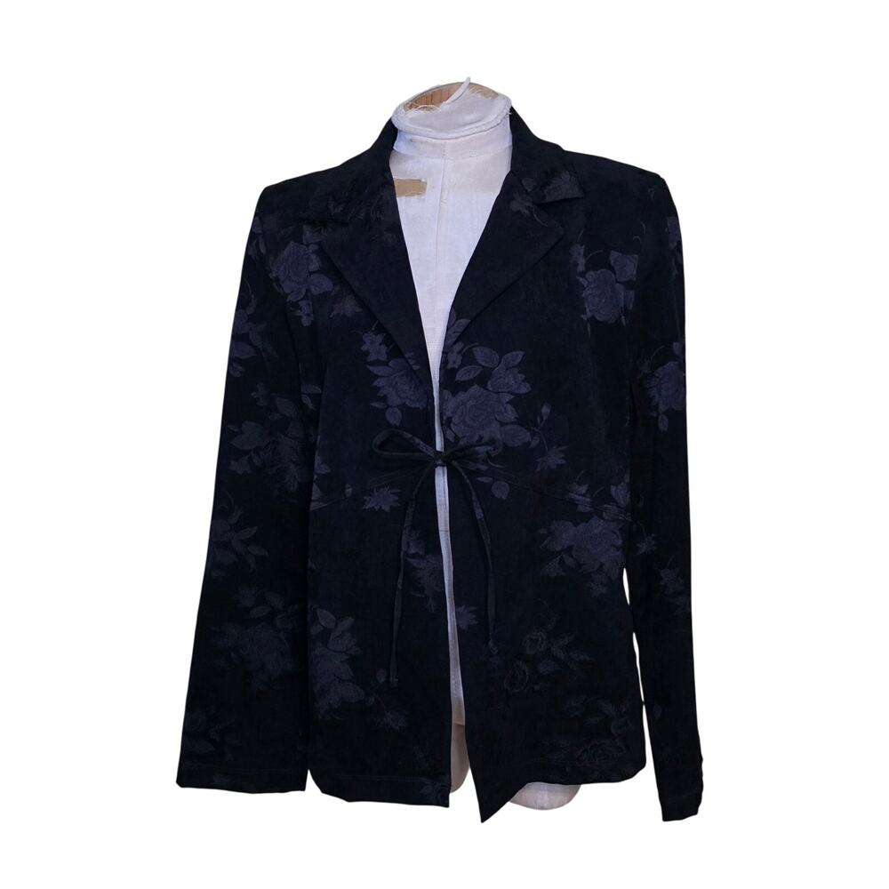 Equestrian‎ Designs Santa Barbara Vintage Jacket Womens XL Tie Front Show Coat